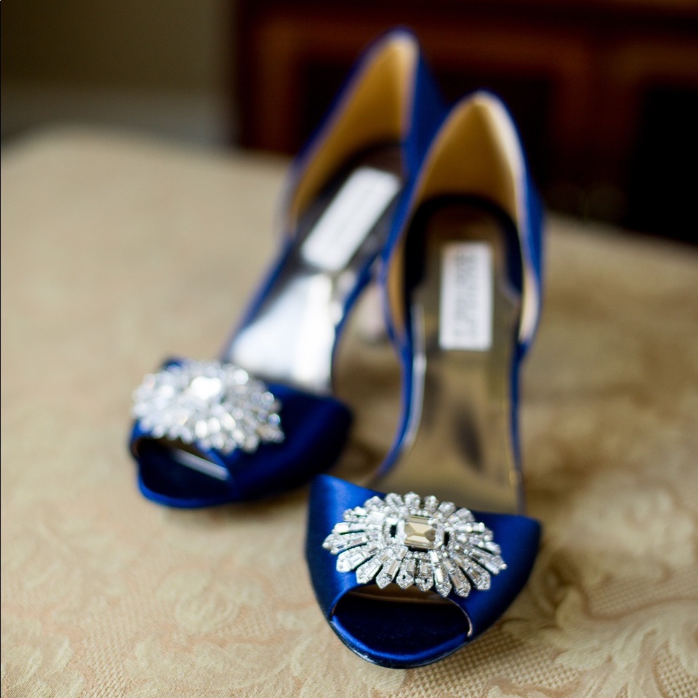 Badgley Mischka Jazmin d’orsay style evening pumps